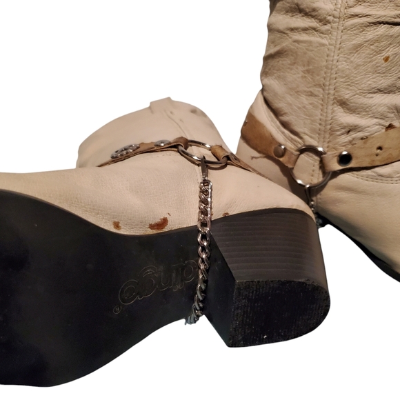 Dingo Leather Cowboy Western Harness Boots Women's Size 7M - Picture 11 of 13